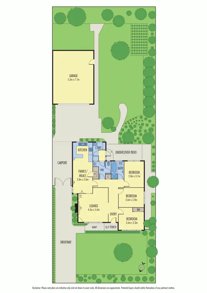 Floorplan of Homely house listing, 100 Lochiel Avenue, Edithvale VIC 3196