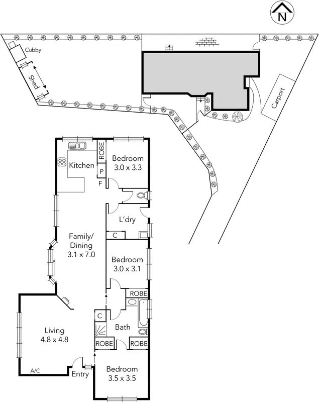 Floorplan of Homely house listing, 8a Wirraway Court, Ashburton VIC 3147