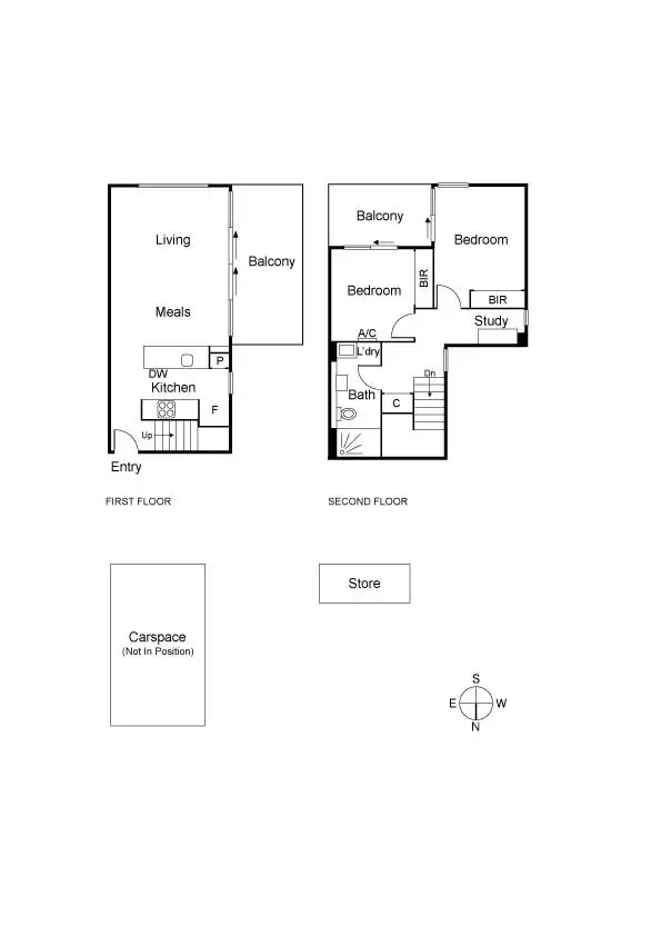 Floorplan of Homely apartment listing, 201/44 Bedford Street, Collingwood VIC 3066