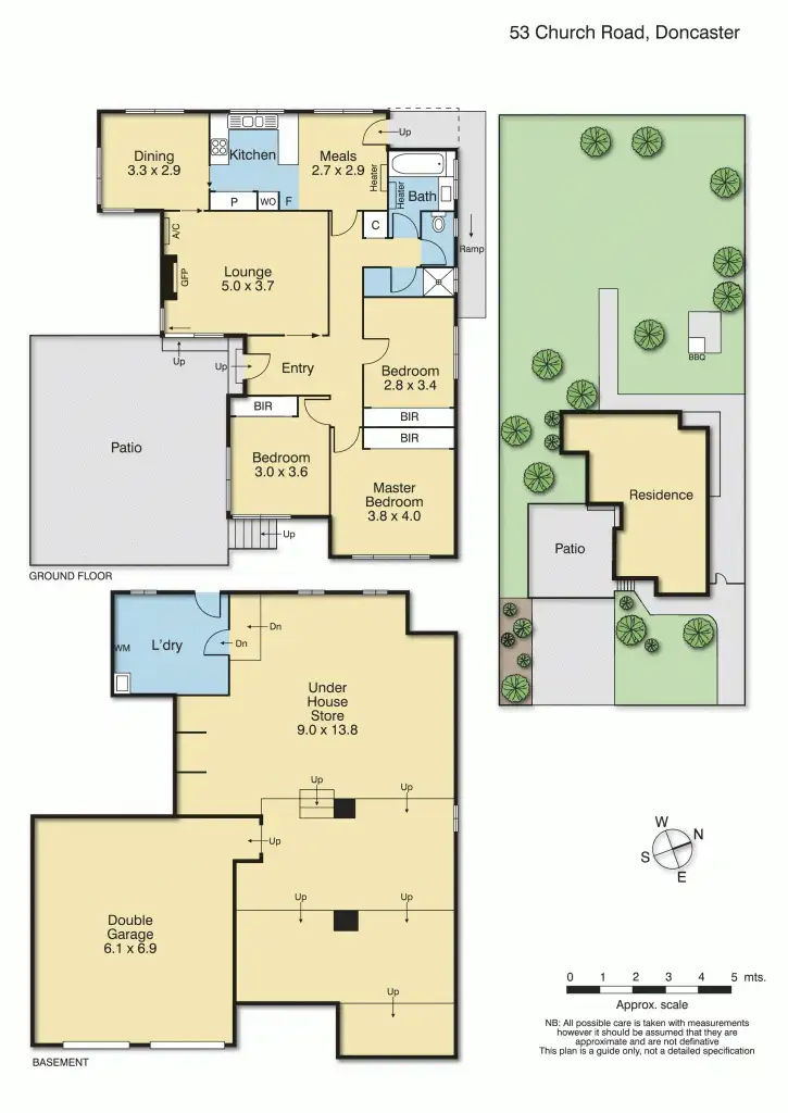 Floorplan of Homely house listing, 53 Church Road, Doncaster VIC 3108