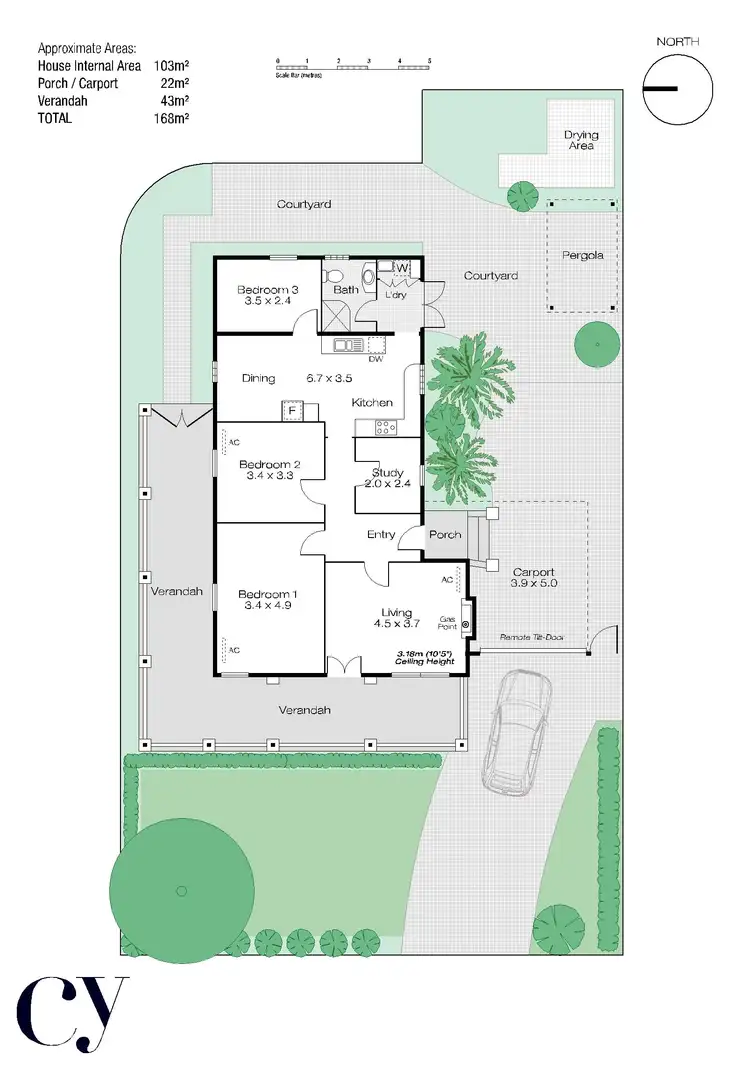 Floorplan of Homely house listing, 70A Oakover Street, East Fremantle WA 6158