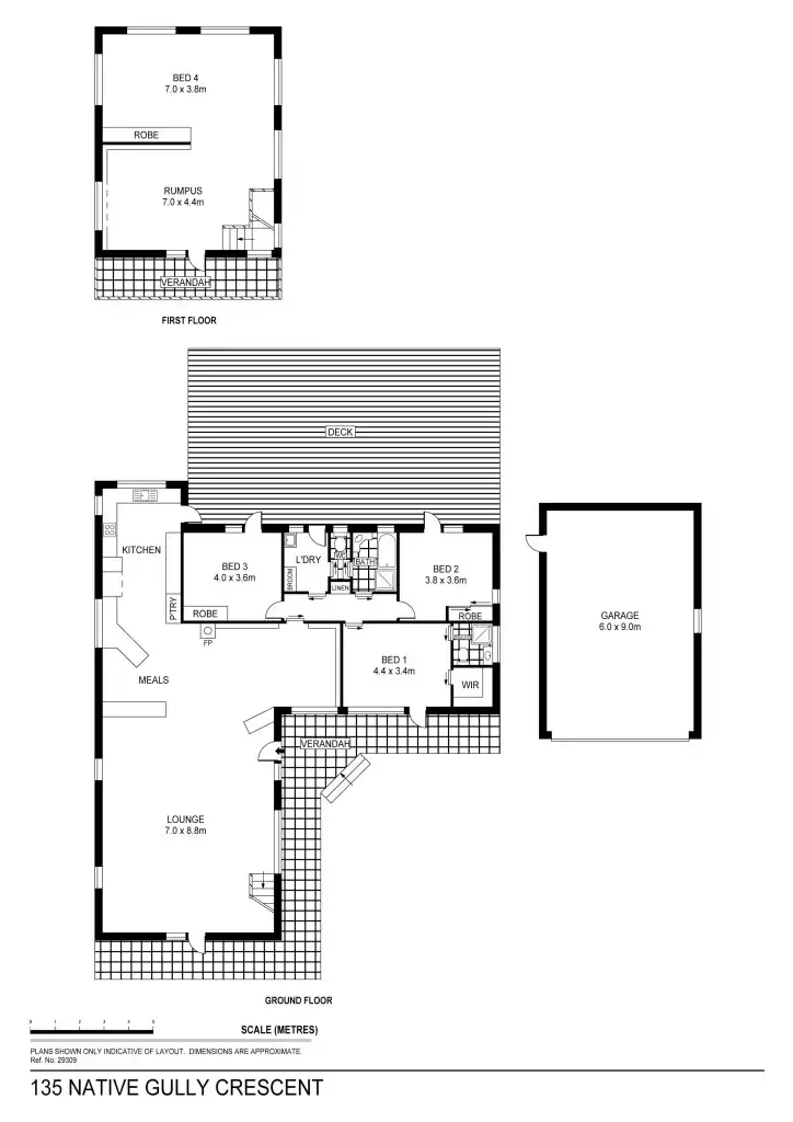 Floorplan of Homely house listing, 135 Native Gully Crescent, Eppalock VIC 3551