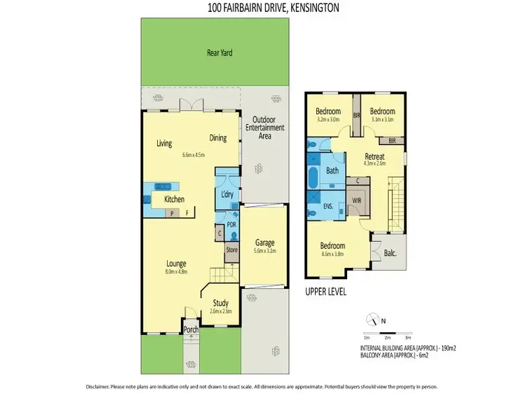 Floorplan of Homely townhouse listing, 100 Fairbairn Drive, Kensington VIC 3031