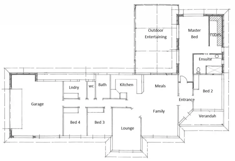 Floorplan of Homely house listing, 45 Laurel Avenue, Nichols Point VIC 3501