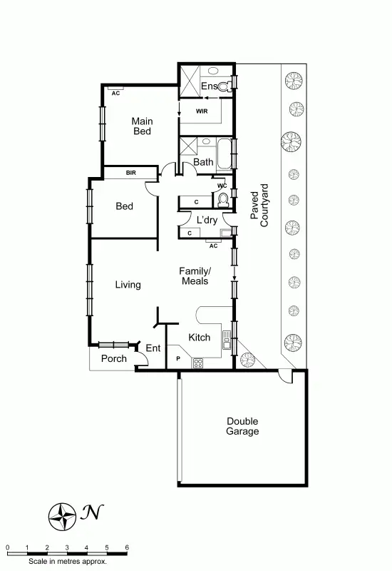 Floorplan of Homely unit listing, 2/31 Draper Street, Ormond VIC 3204