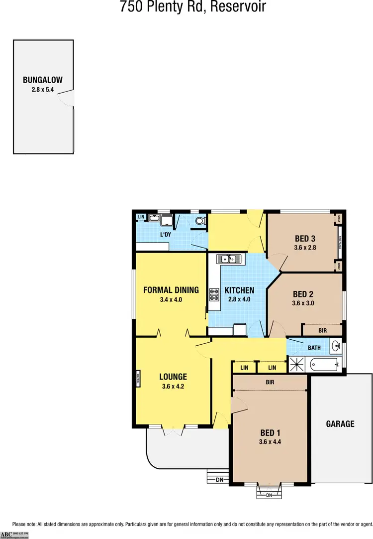 Floorplan of Homely house listing, 750 Plenty Road, Reservoir VIC 3073