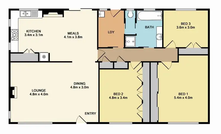 Floorplan of Homely house listing, 24 Curlings Road, Flowerdale VIC 3658