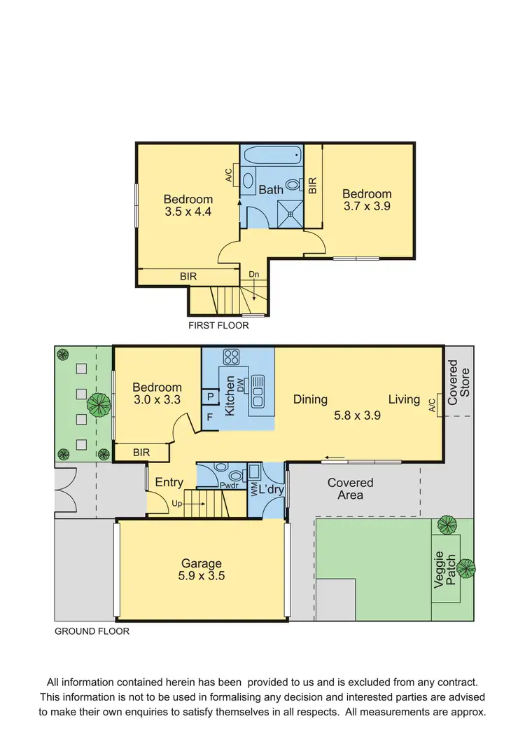 Floorplan of Homely townhouse listing, 5/54-56 Isla Avenue, Glenroy VIC 3046