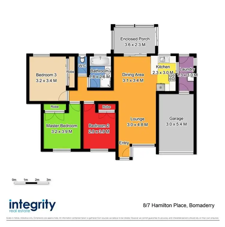 Floorplan of Homely unit listing, 8/7 Hamilton Place, Bomaderry NSW 2541