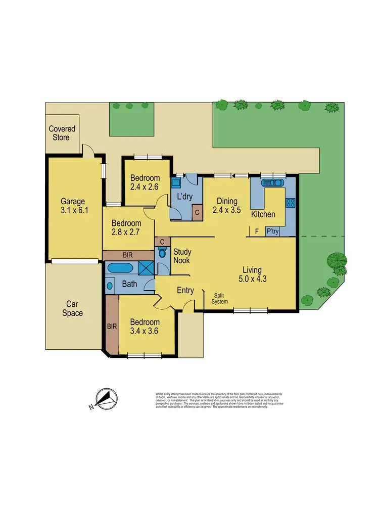 Floorplan of Homely unit listing, 6/22 Norris Crescent, Bundoora VIC 3083