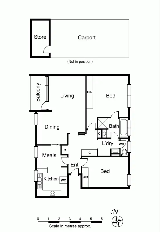 Floorplan of Homely apartment listing, 4/4 Avondale Road, Armadale VIC 3143