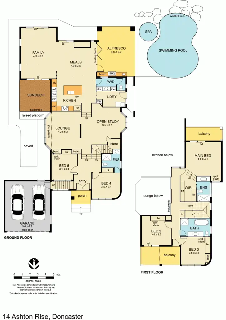 Floorplan of Homely house listing, 14 Ashton Rise, Doncaster East VIC 3109