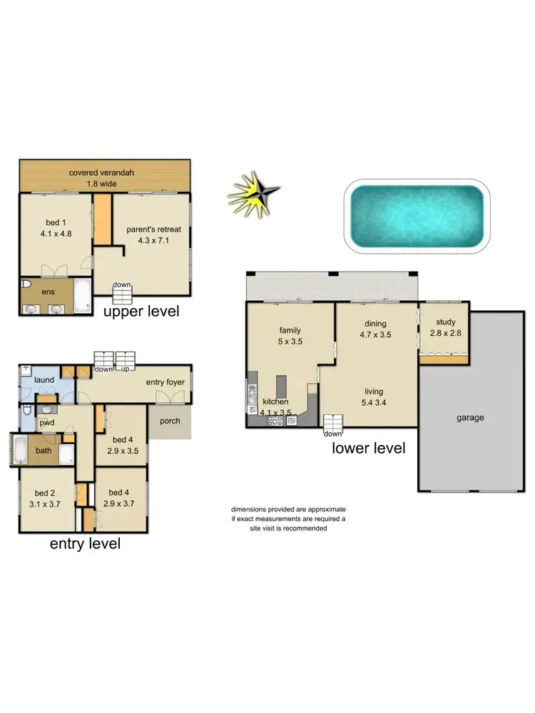 Floorplan of Homely house listing, 5 Brentleigh Court, Vermont South VIC 3133