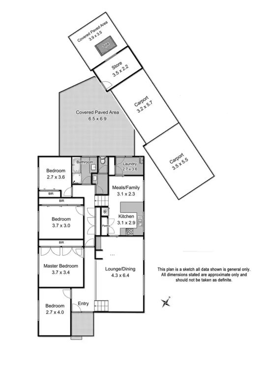 Floorplan of Homely house listing, 8 Baron Court, Ringwood VIC 3134