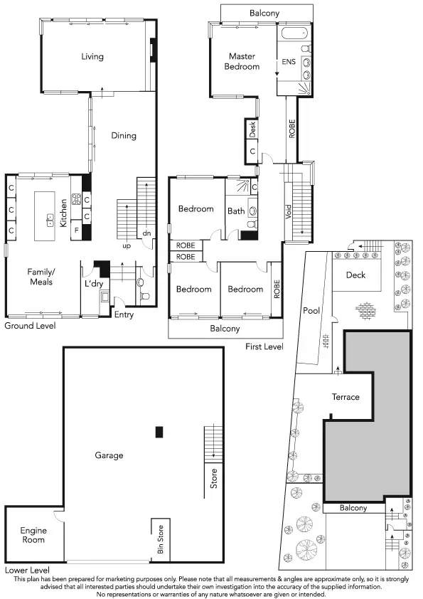 Floorplan of Homely house listing, 4 First Point, Port Melbourne VIC 3207