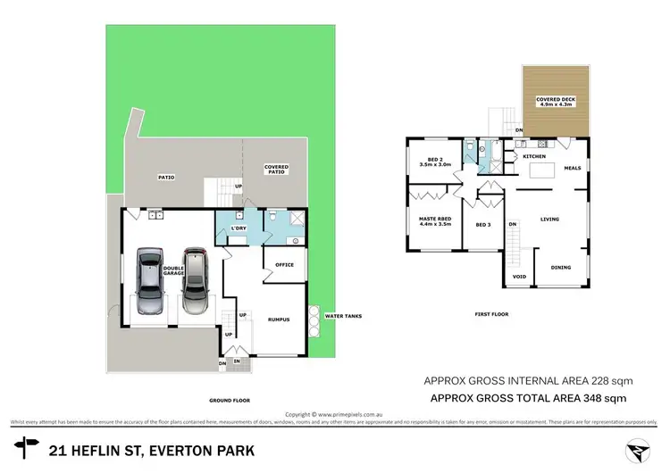 Floorplan of Homely house listing, 21 Heflin Street, Everton Park QLD 4053