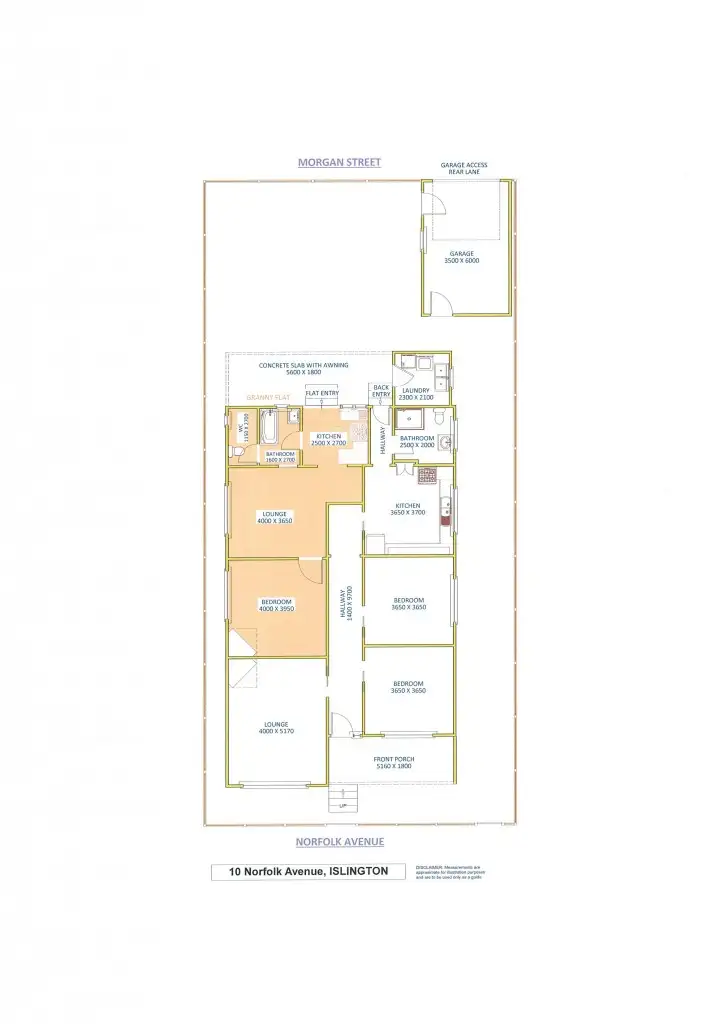 Floorplan of Homely house listing, 10 Norfolk Avenue, Islington NSW 2296