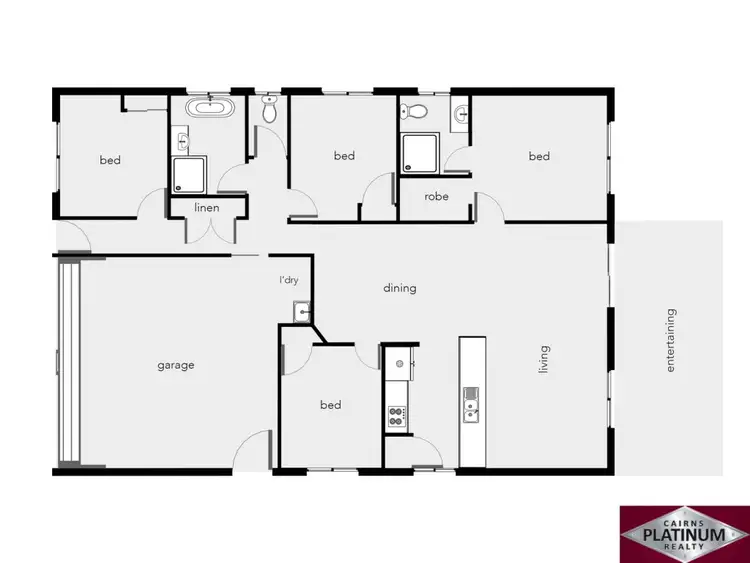 Floorplan of Homely house listing, 8 Hulbert Street, Trinity Park QLD 4879