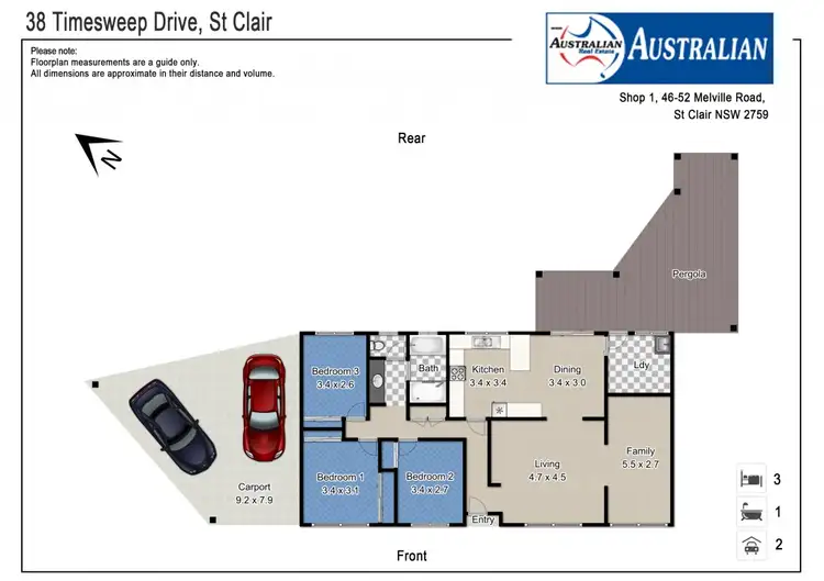 Floorplan of Homely house listing, 38 Timesweep Drive, St Clair NSW 2759