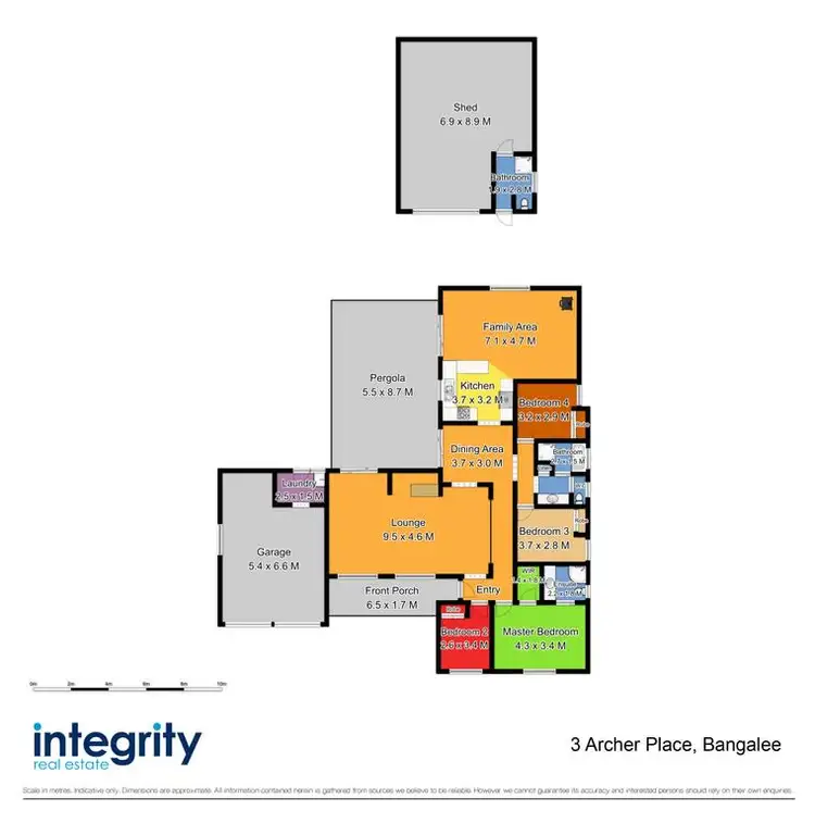 Floorplan of Homely house listing, 3 Archer Place, Bangalee NSW 2541