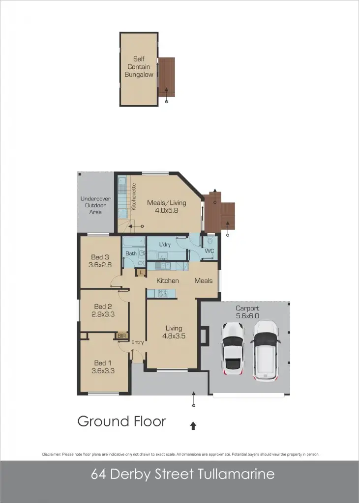 Floorplan of Homely house listing, 63 Derby Street, Tullamarine VIC 3043