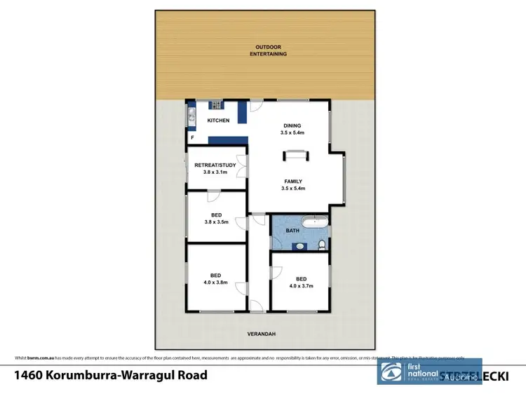 Floorplan of Homely house listing, 1460 Korumburra Warragul Road, Strzelecki VIC 3950