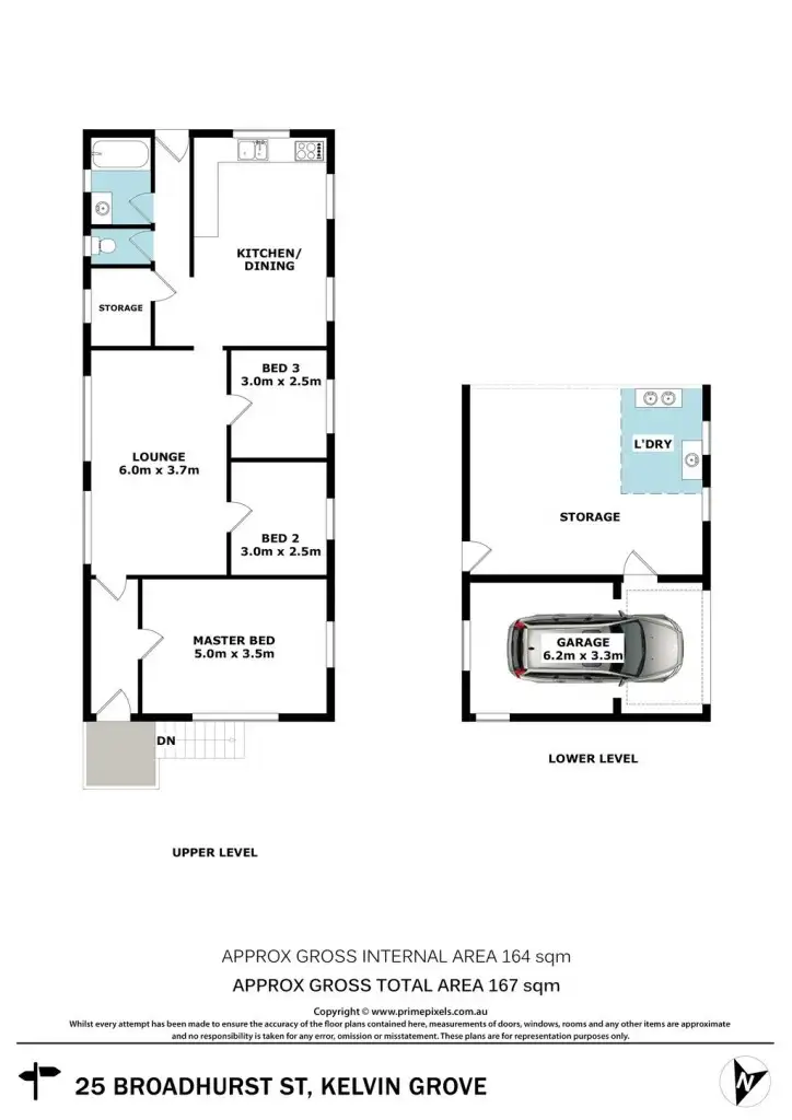 Floorplan of Homely house listing, 25 Broadhurst Street, Kelvin Grove QLD 4059
