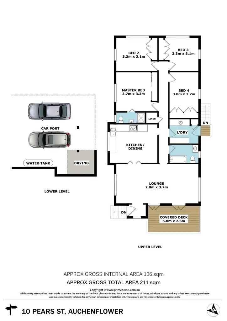 Floorplan of Homely house listing, 10 Pears Street, Auchenflower QLD 4066