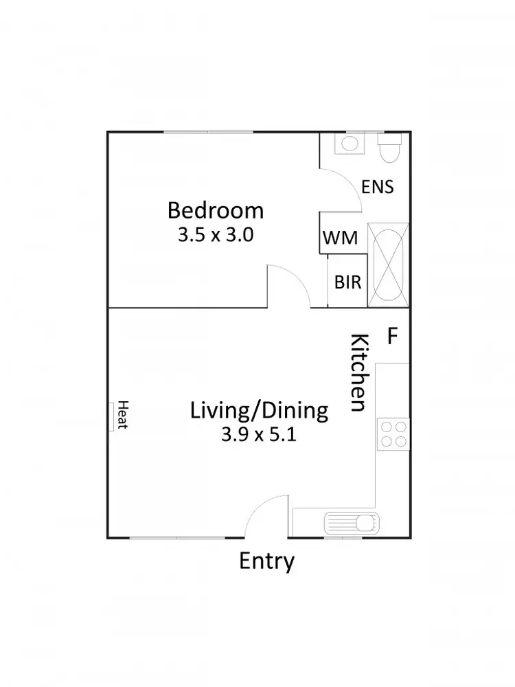 Floorplan of Homely apartment listing, 9/4 Poets Grove, Elwood VIC 3184