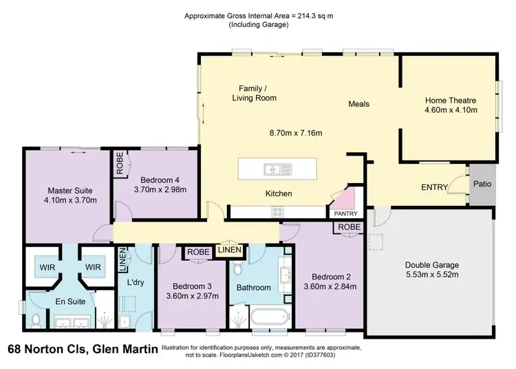 Floorplan of Homely house listing, 68 Horton Close, Clarence Town NSW 2321