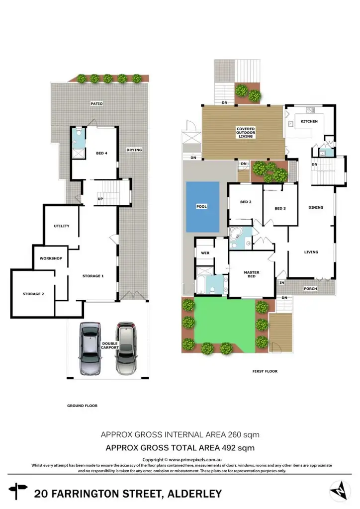 Floorplan of Homely house listing, 20 Farrington Street, Alderley QLD 4051