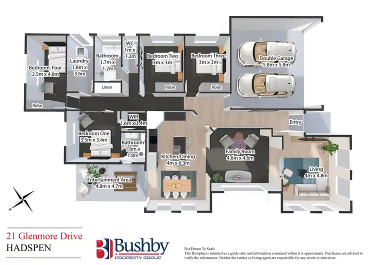 Floorplan of Homely house listing, 21 Glenmore Drive, Hadspen TAS 7290