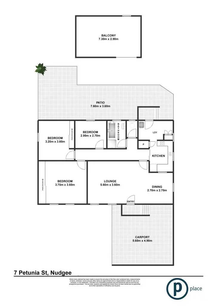 Floorplan of Homely house listing, 7 Petunia Street, Nudgee QLD 4014
