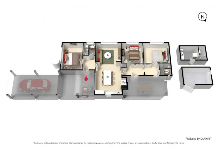 Floorplan of Homely house listing, 8 Koonya Avenue, Blairgowrie VIC 3942