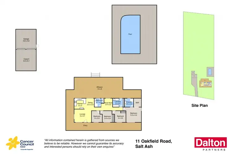 Floorplan of Homely house listing, 11 Oakfield Road, Salt Ash NSW 2318