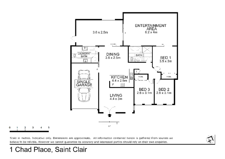 Floorplan of Homely house listing, 1 Chad Place, St Clair NSW 2759