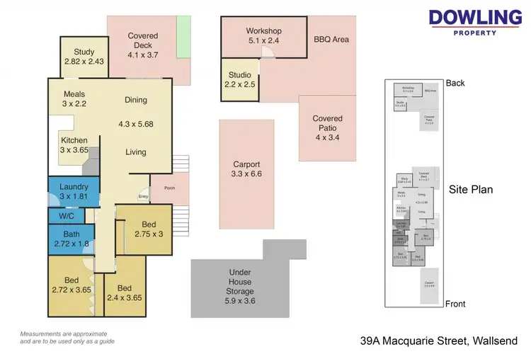 Floorplan of Homely house listing, 39a Macquarie Street, Wallsend NSW 2287