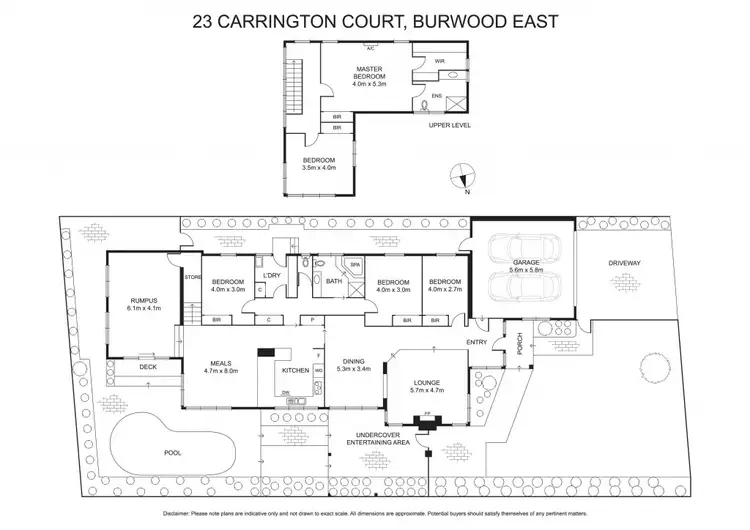 Floorplan of Homely house listing, 23 Carrington Court, Burwood East VIC 3151