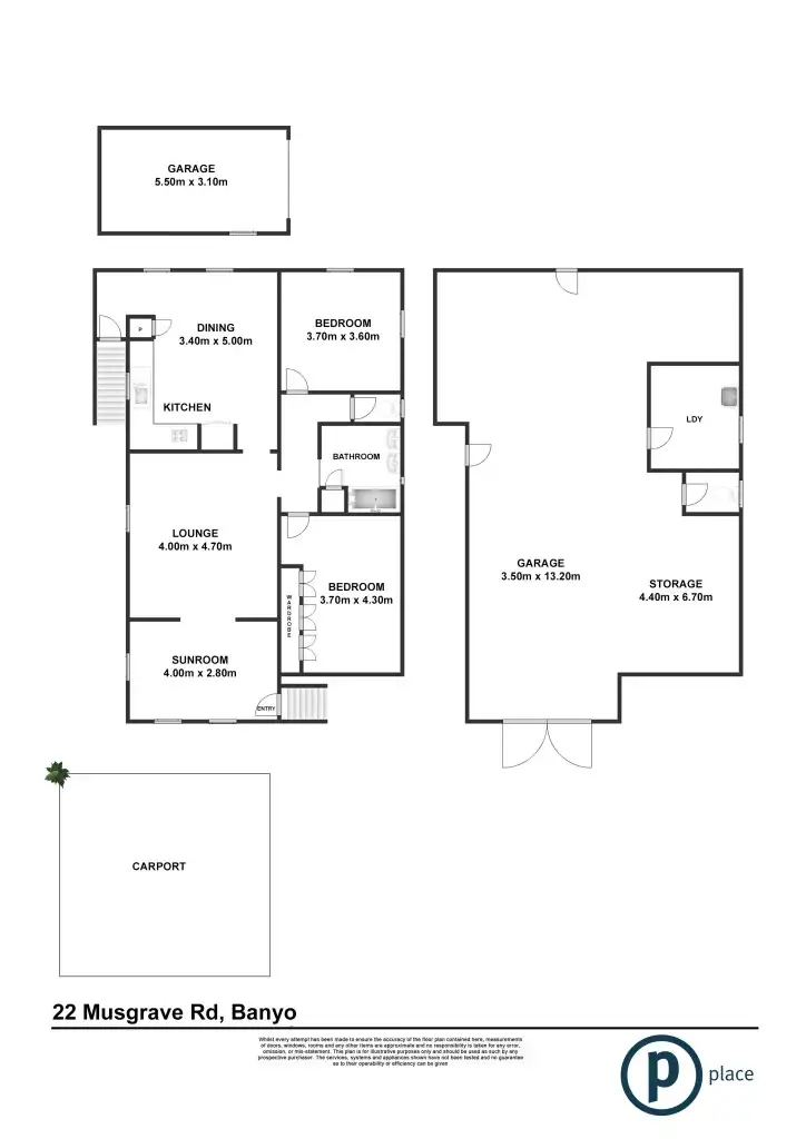 Floorplan of Homely house listing, 22 Musgrave Road, Banyo QLD 4014