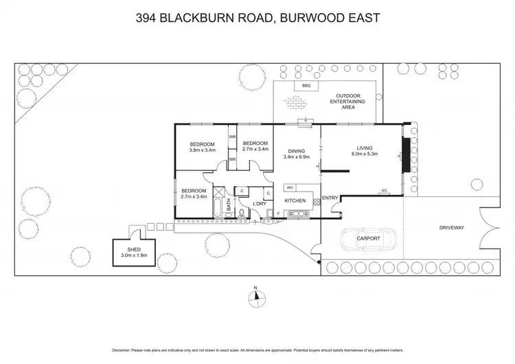 Floorplan of Homely house listing, 394 Blackburn Rd, Burwood East VIC 3151