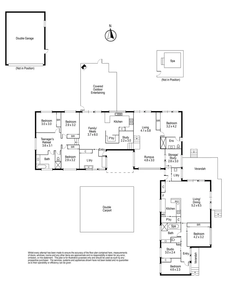Floorplan of Homely house listing, 25 Third Avenue, Eden Park VIC 3757