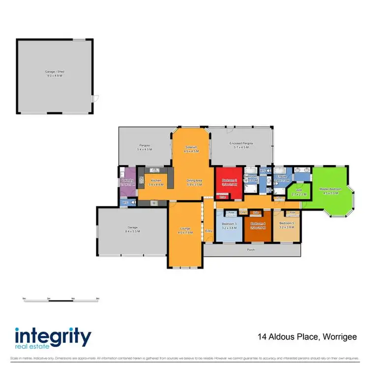 Floorplan of Homely house listing, 14 Aldous Place, Worrigee NSW 2540