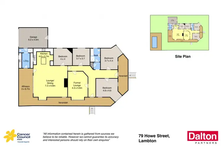 Floorplan of Homely house listing, 79 Howe Street, Lambton NSW 2299