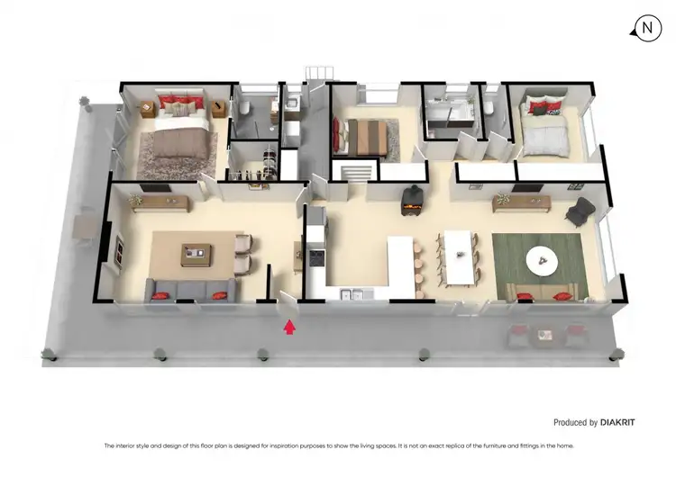 Floorplan of Homely house listing, 19 Melibee Street, Blairgowrie VIC 3942