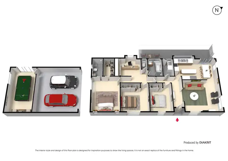 Floorplan of Homely house listing, 8 Charinga Drive, Werribee VIC 3030