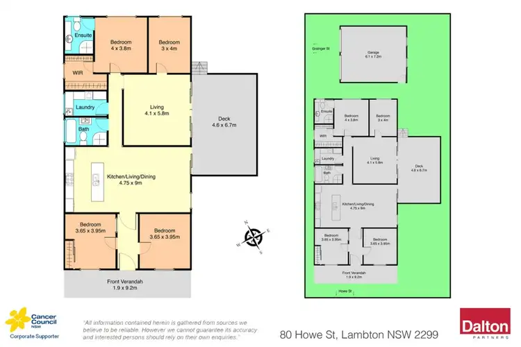 Floorplan of Homely house listing, 80 Howe Street, Lambton NSW 2299