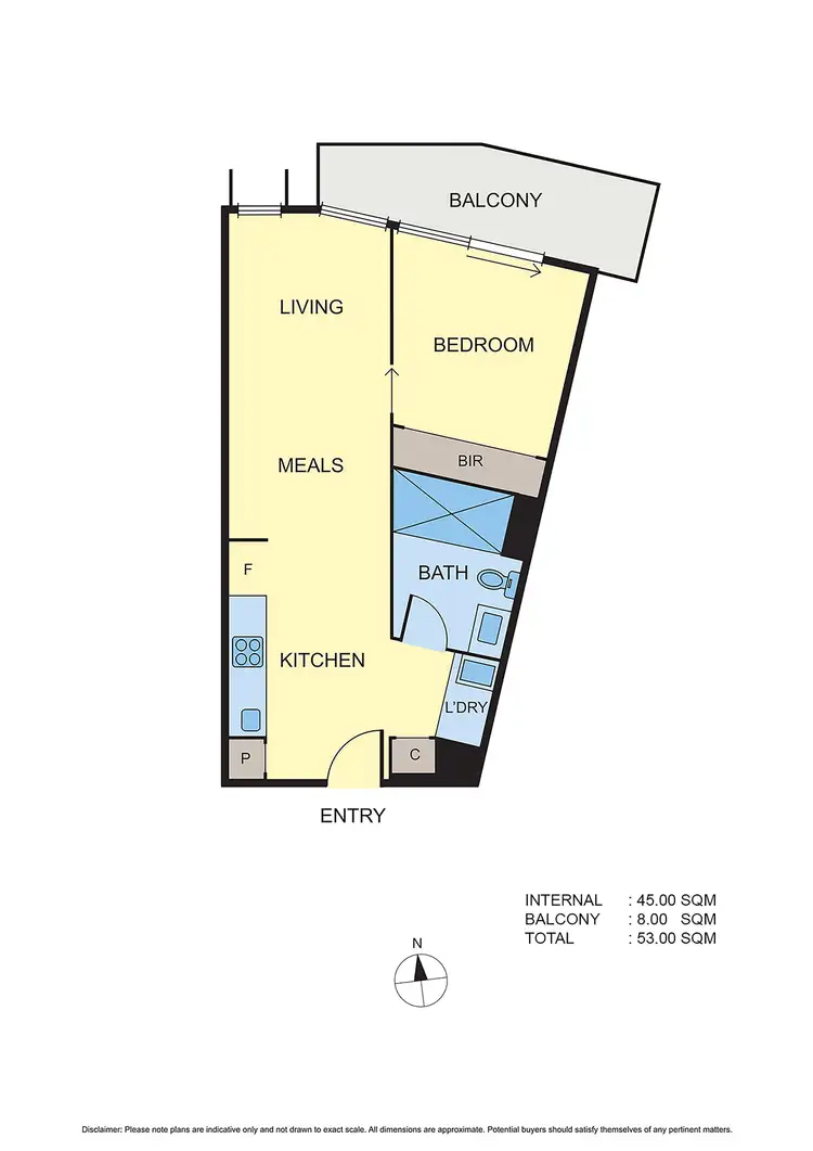 Floorplan of Homely apartment listing, 112C/6 Clarkson Court, Clayton VIC 3168