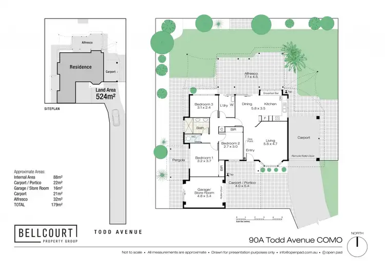 Floorplan of Homely house listing, 90a Todd Avenue, Como WA 6152