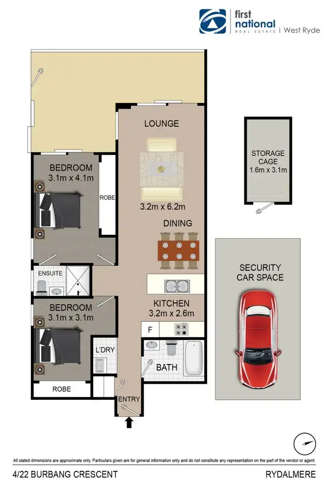 Floorplan of Homely apartment listing, 4/22 Burbang Crescent, Rydalmere NSW 2116