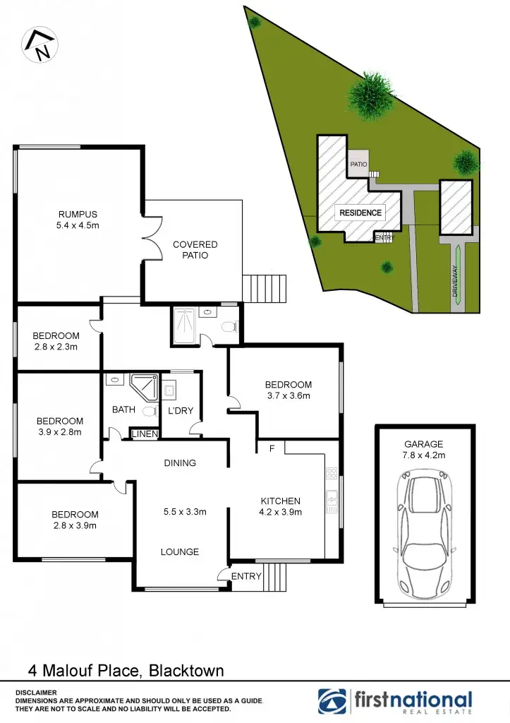 Floorplan of Homely house listing, 4 Malouf Place, Blacktown NSW 2148